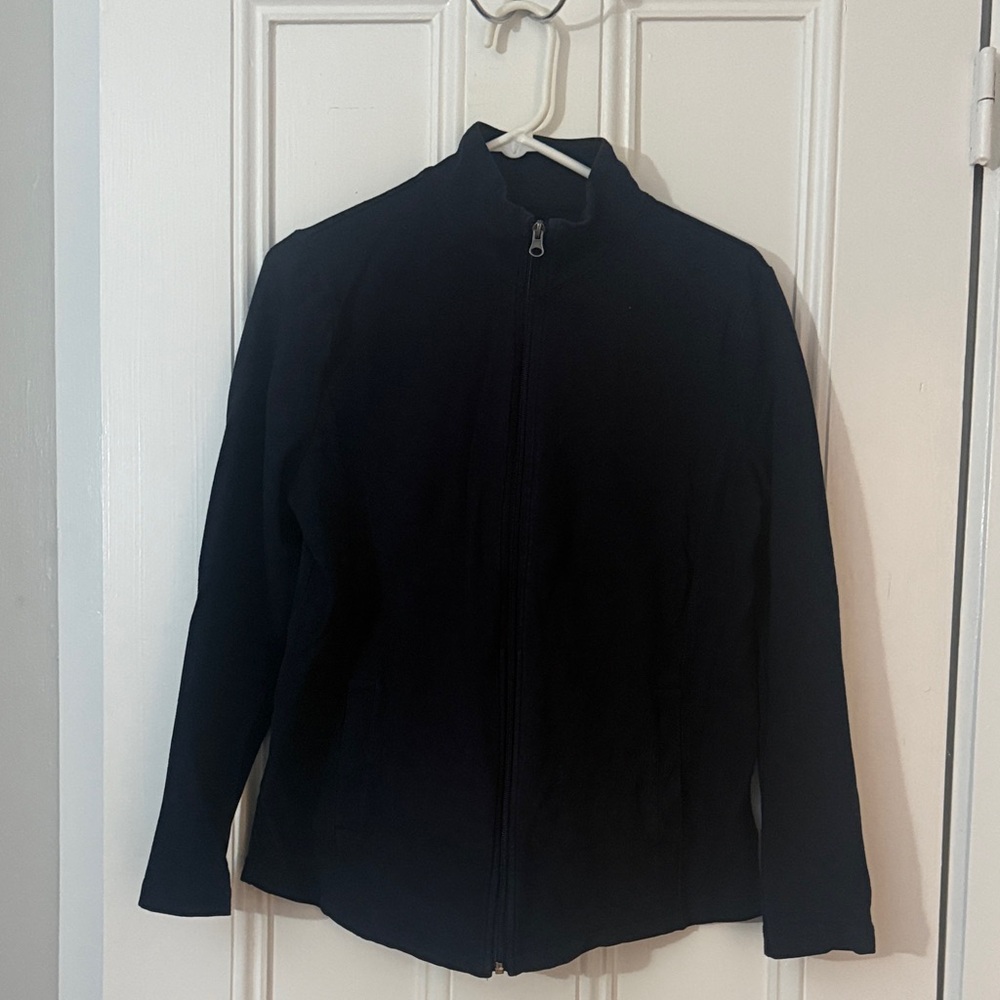 Talbots Navy Women’s Full-zip sweatshirt